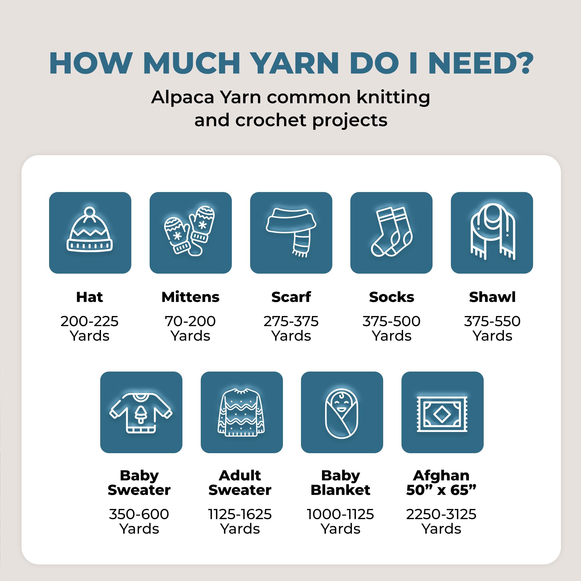 Mary Maxim Alpaca Yarn, Soft, Warm Tweed Yarn for Crocheting and Knitting, Medium Worsted Weight 4, Ideal for Scarves, Sweaters Afghans and Blankets, 262 Yards, Aqua Stripe – 1 Skein - Image 6