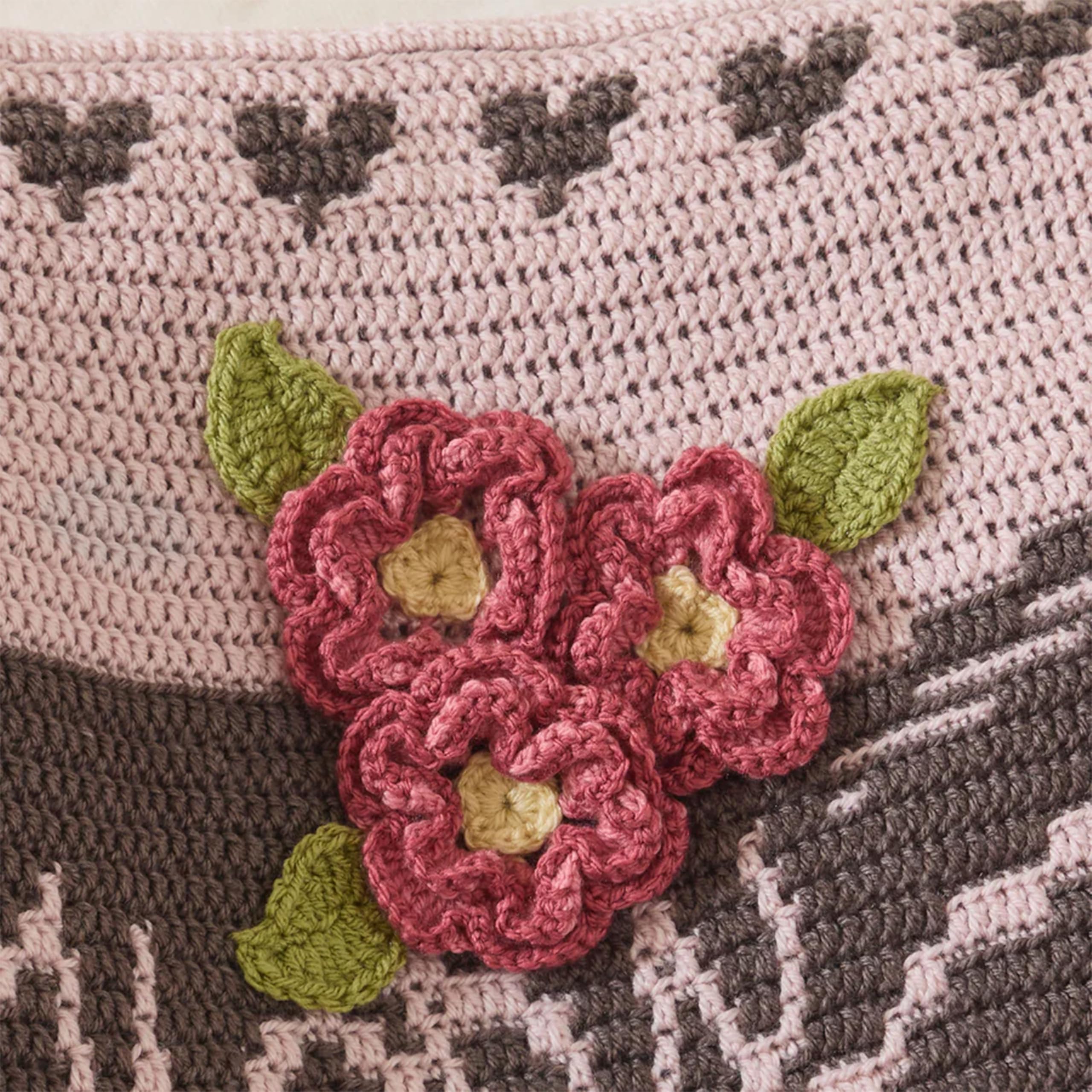 Mary Maxim Little Highland Wonder Baby Blanket Crochet Kit, Intermediate Crochet Blanket Kit Includes Mellowspun DK Yarn and Pattern, Finished Size 31 x 35 Inches - Image 4