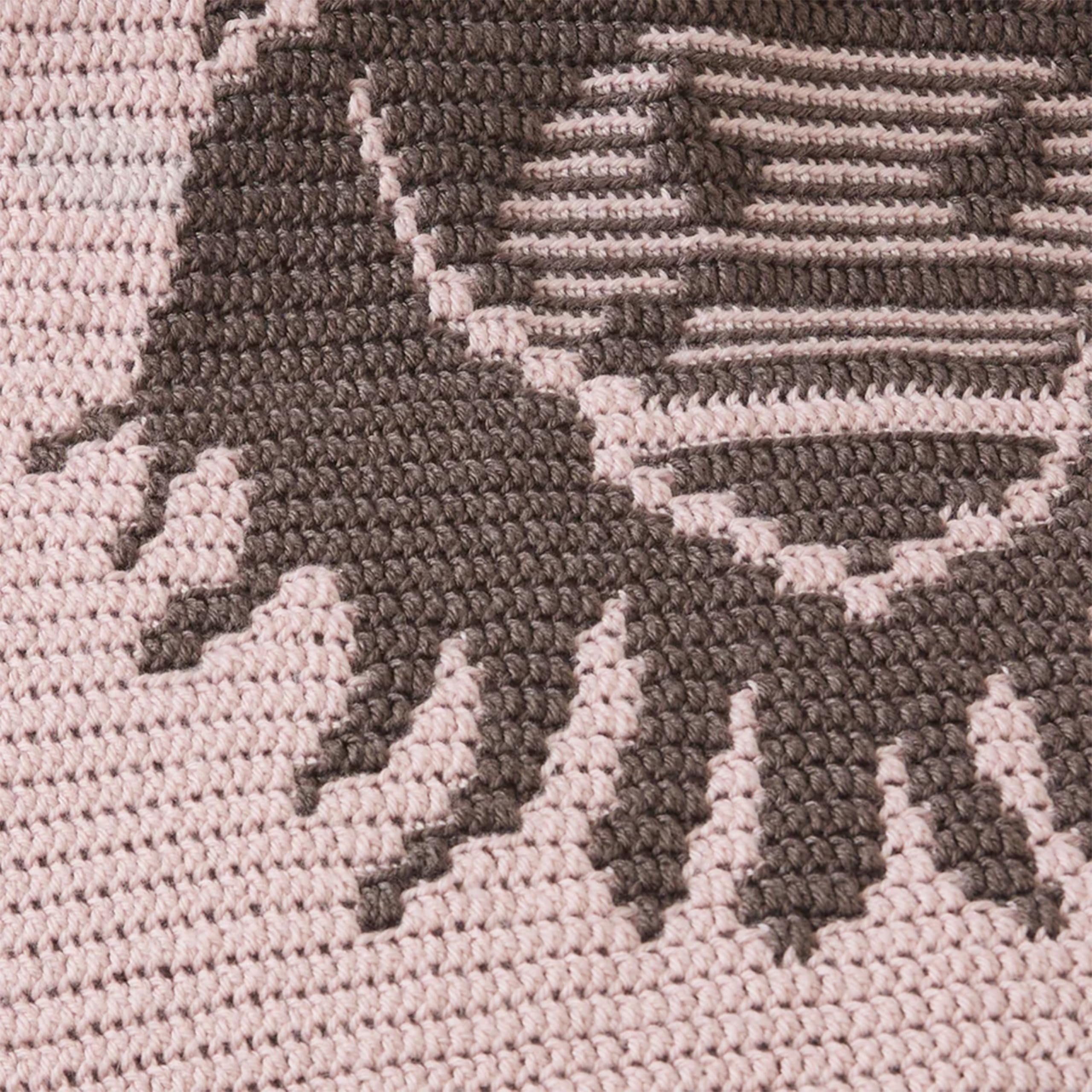 Mary Maxim Little Highland Wonder Baby Blanket Crochet Kit, Intermediate Crochet Blanket Kit Includes Mellowspun DK Yarn and Pattern, Finished Size 31 x 35 Inches - Image 7