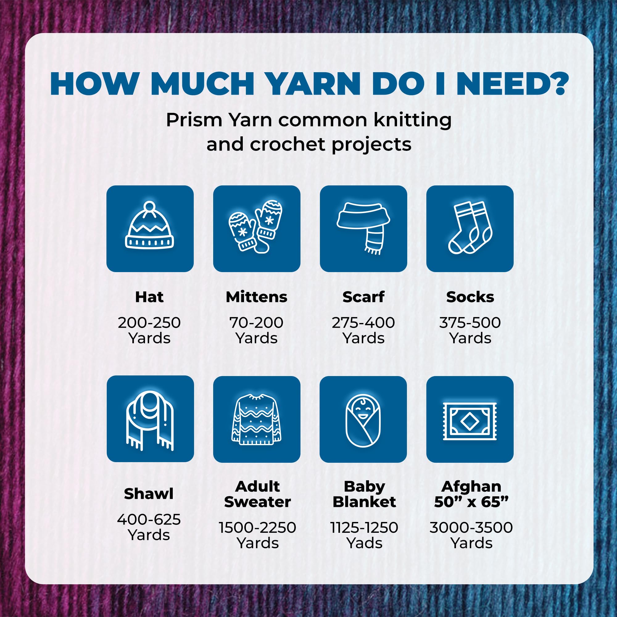 Mary Maxim Prism DK Yarn, Soft Acrylic Variegated Yarn for Crocheting and Knitting, Ideal for Blankets, Sweaters and Baby Projects, 3.5 oz Skein, 290 Yards - Wild Berries - Image 6