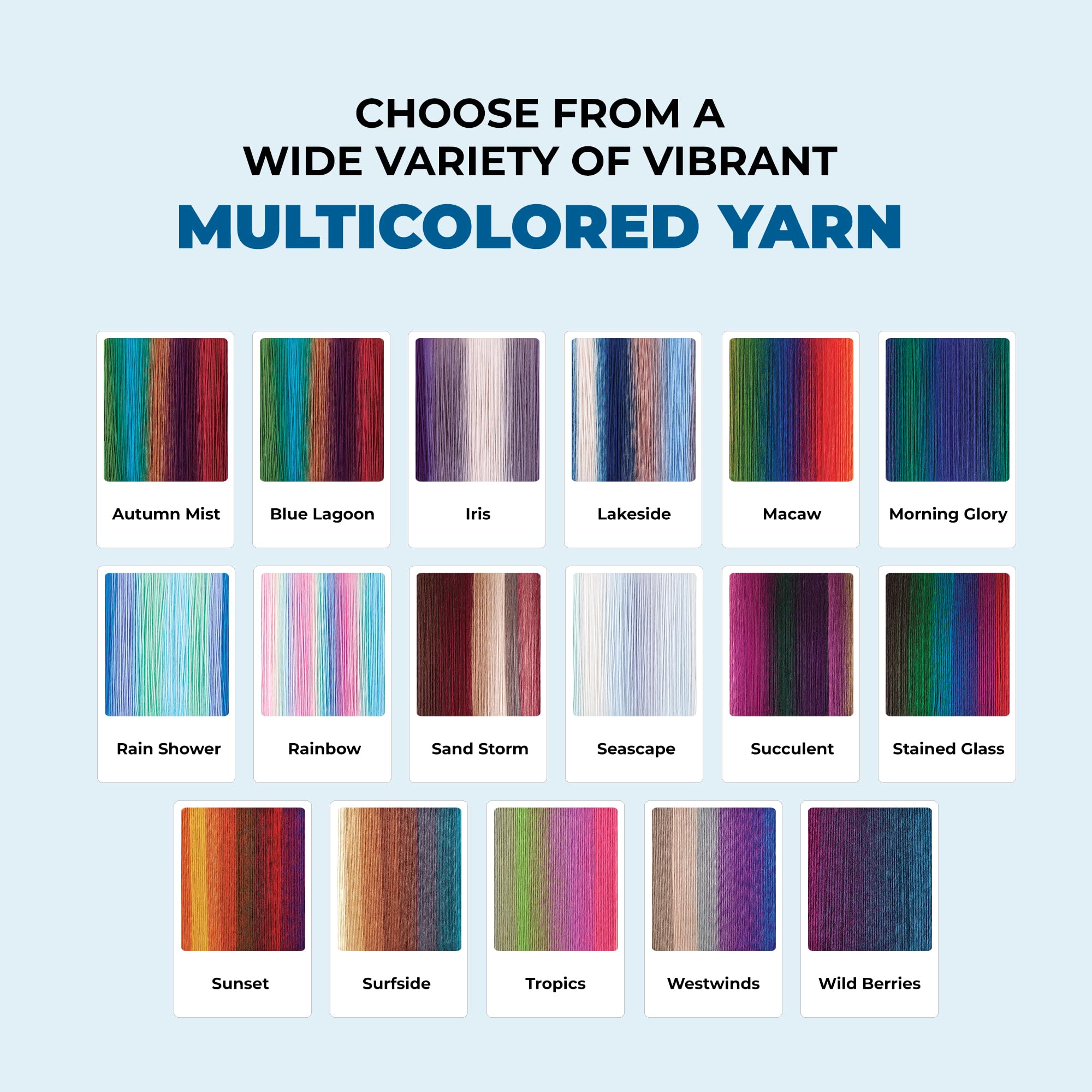 Mary Maxim Prism DK Yarn, Soft Acrylic Variegated Yarn for Crocheting and Knitting, Ideal for Blankets, Sweaters and Baby Projects, 3.5 oz Skein, 290 Yards - Wild Berries - Image 7