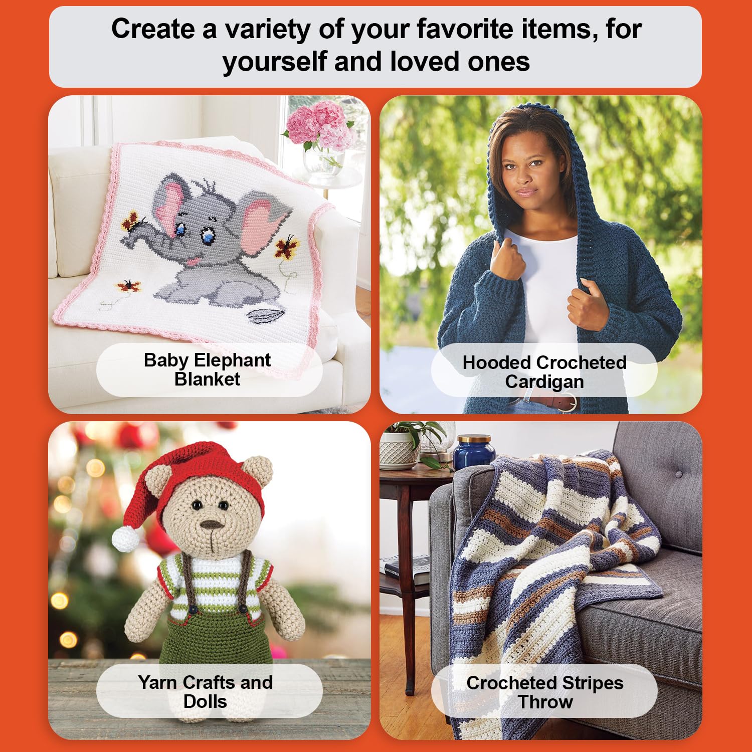 Mary Maxim Starlette, Burnt Orange Yarn for Crocheting and Knitting, Soft Acrylic Yarn for Afghans, Blankets, Clothing and More, 180 Yards - 1 Skein - Image 3